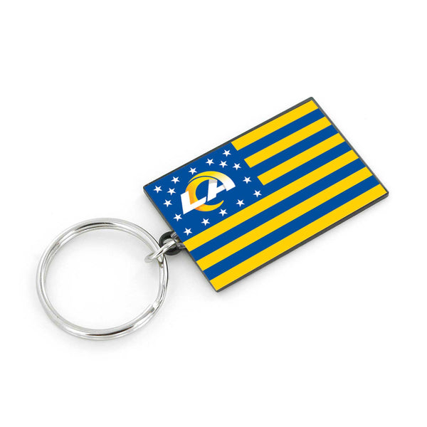 WHOLESALE LOS ANGELES RAMS AMERICANA FLAG KEYCHAIN