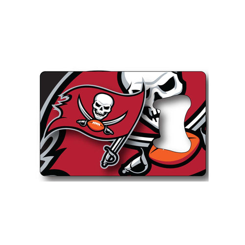 WHOLESALE TAMPA BAY BUCCANEERS CREDIT CARD BOTTLE OPENER MAGNET