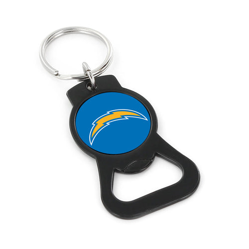 WHOLESALE LOS ANGELES CHARGERS (BLACK) BOTTLE OPENER KEYCHAIN