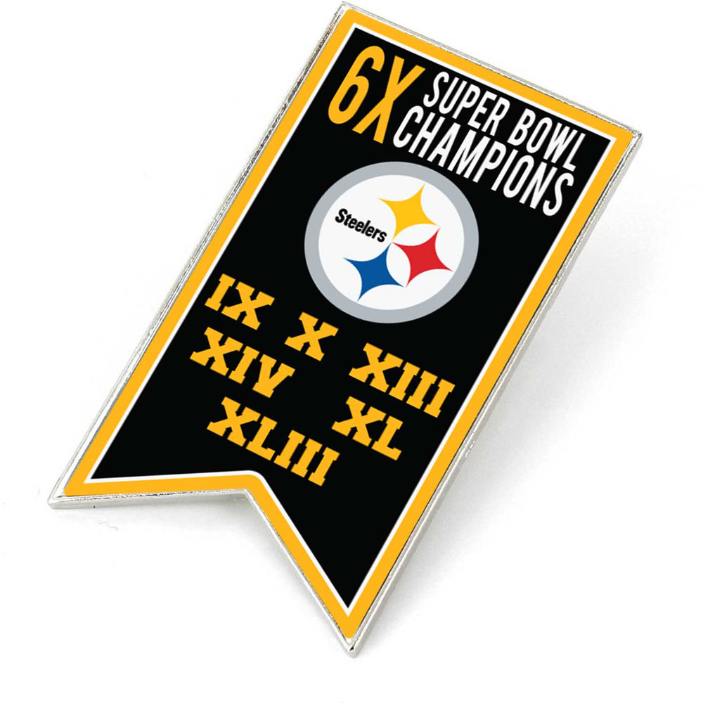 WHOLESALE PITTSBURGH STEELERS CHAMPIONSHIP BANNER PIN (SP)
