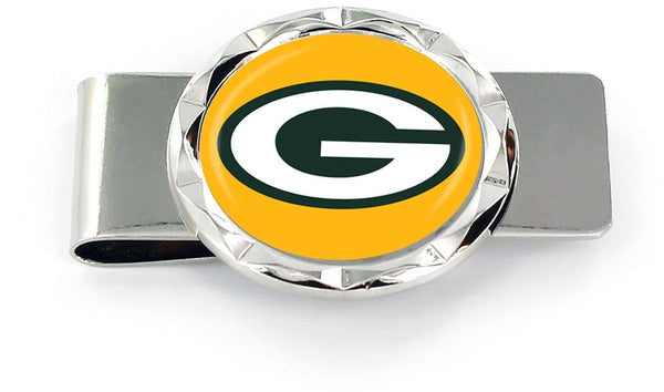 WHOLESALE GREEN BAY PACKERS DIAMOND CUT MONEY CLIP