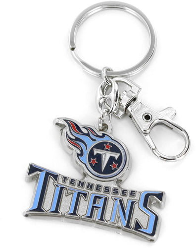 WHOLESALE TENNESSEE TITANS TEAM LOGO HEAVYWEIGHT KEYCHAIN