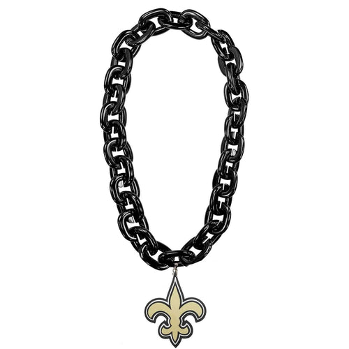 WHOLESALE NEW ORLEANS SAINTS (BLACK) FAN CHAIN