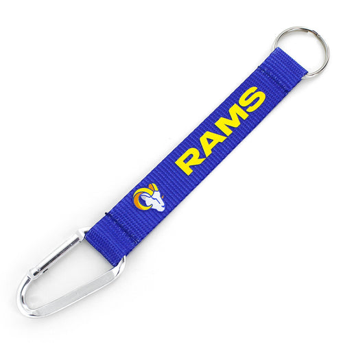 WHOLESALE LOS ANGELES RAMS (BLUE) CARABINER KEYCHAIN