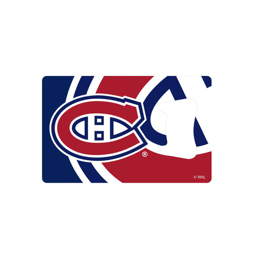 WHOLESALE MONTREAL CANADIENS CREDIT CARD BOTTLE OPENER MAGNET