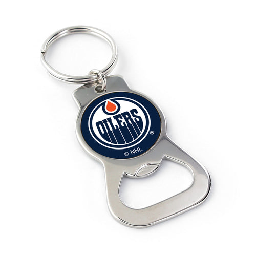 WHOLESALE EDMONTON OILERS BOTTLE OPENER KEYCHAIN PRIM. LOGO