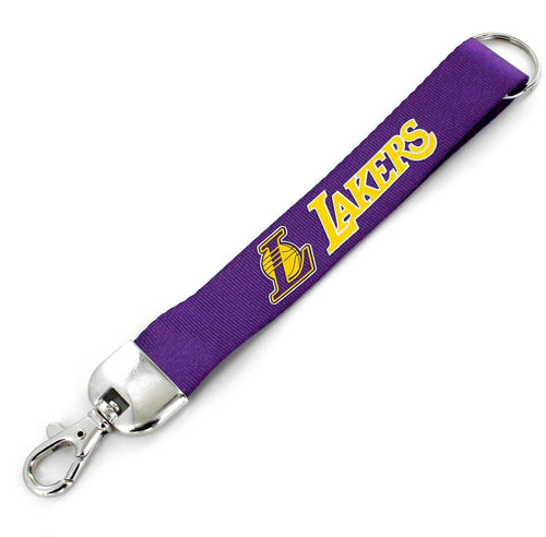 WHOLESALE LOS ANGELES LAKERS DELUXE WRISTLET KEYCHAIN