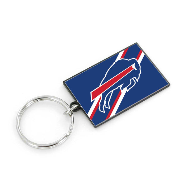 WHOLESALE BUFFALO BILLS STRIPED KEYCHAIN