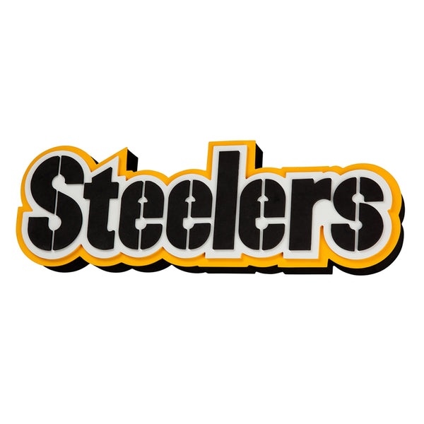 WHOLESALE PITTSBURGH STEELERS WORDMARK WALL SIGN