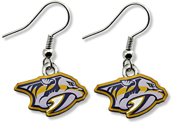 WHOLESALE NASHVILLE PREDATORS DANGLER EARRINGS