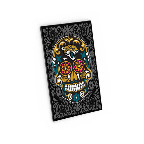 WHOLESALE JACKSONVILLE JAGUARS SUGAR SKULL PATTERN MAGNET