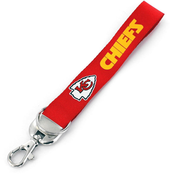 WHOLESALE KANSAS CITY CHIEFS DELUXE WRISTLET KEYCHAIN