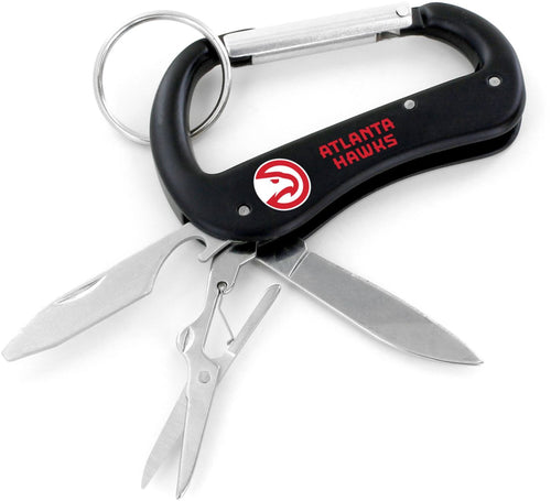 WHOLESALE ATLANTA HAWKS CARABINER MULTI TOOL KEYCHAIN (SP)
