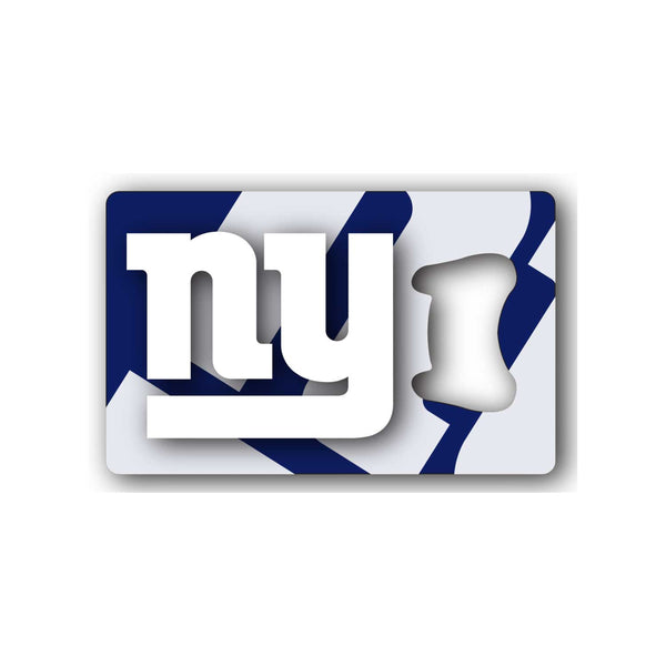 NEW YORK GIANTS CREDIT CARD BOTTLE OPENER MAGNET