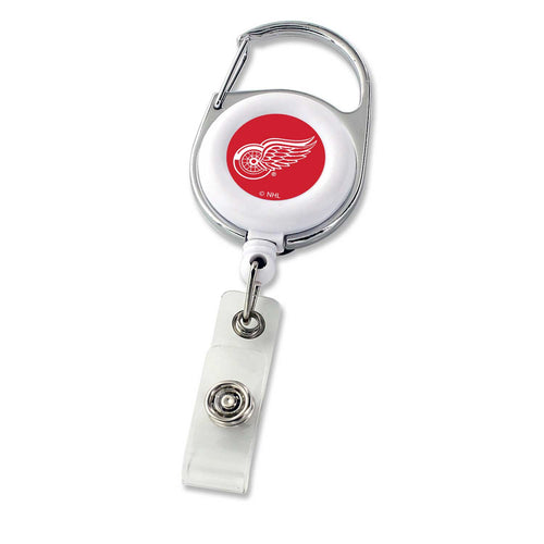 WHOLESALE DETROIT RED WINGS DELUXE CLIP BADGE REEL