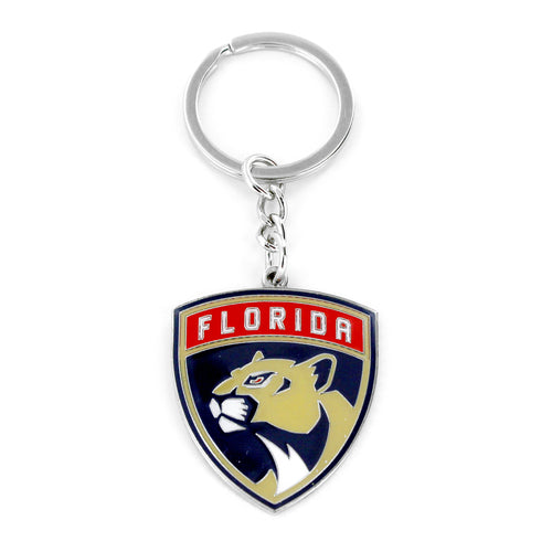 WHOLESALE FLORIDA PANTHERS LOGO KEYCHAIN