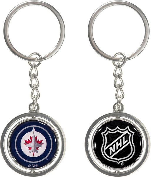 WHOLESALE WINNIPEG JETS SPINNING KEYCHAIN