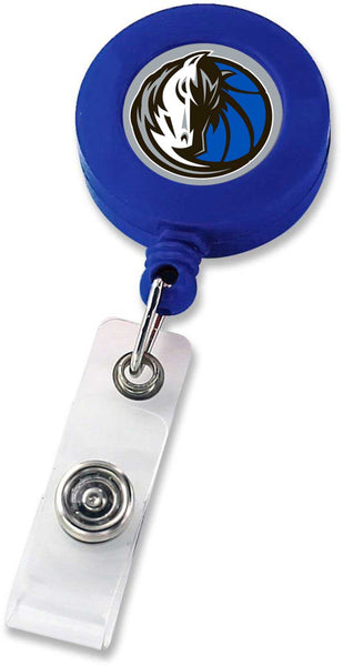 WHOLESALE DALLAS MAVERICKS RETRACTABLE BADGE HOLDER BLUE (NE)