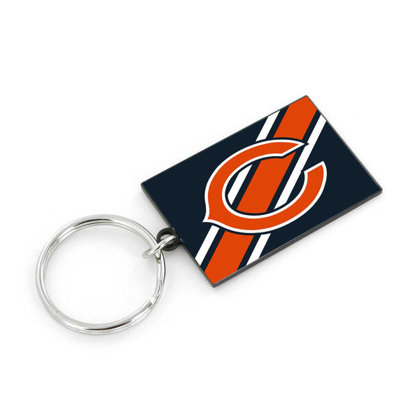 WHOLESALE CHICAGO BEARS STRIPED KEYCHAIN