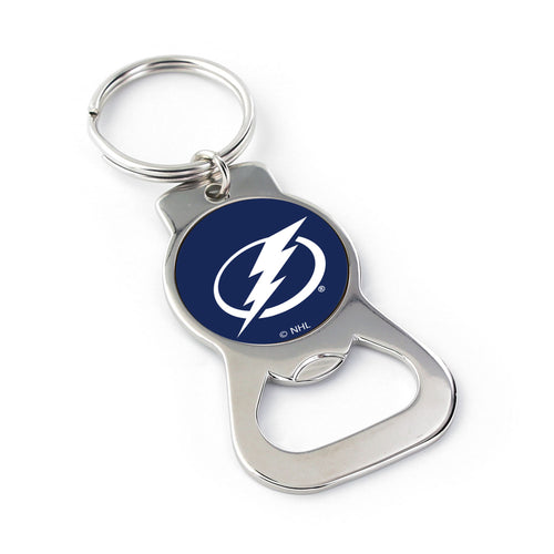 WHOLESALE TAMPA BAY LIGHTNING BOTTLE OPENER KEYCHAIN PRIM. LOGO