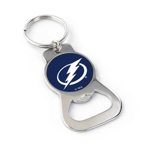 WHOLESALE TAMPA BAY LIGHTNING BOTTLE OPENER KEYCHAIN PRIM. LOGO