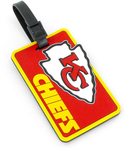 KANSAS CITY CHIEFS SOFT BAG TAG