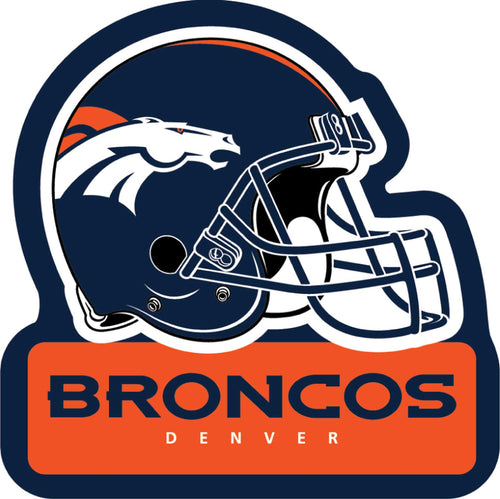 DENVER BRONCOS HELMET WORDMARK MAGNET