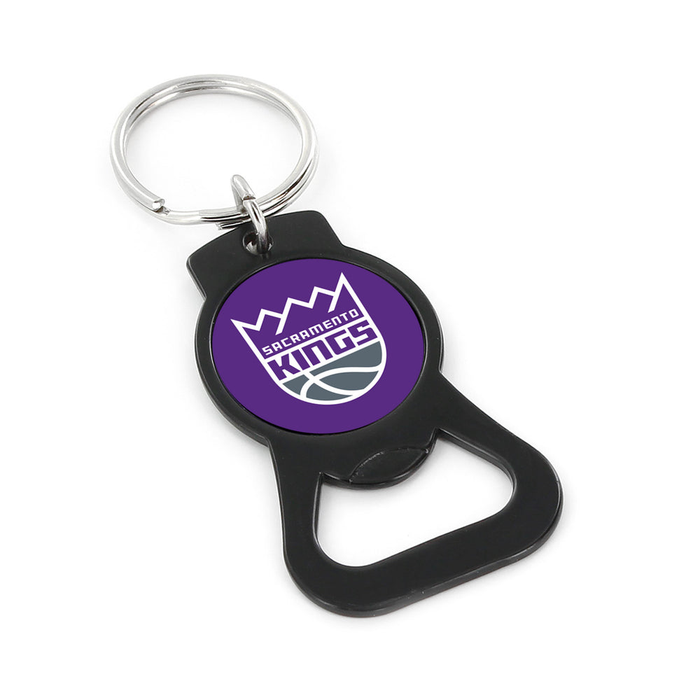 WHOLESALE SACRAMENTO KINGS (BLACK) BOTTLE OPENER KEYCHAIN