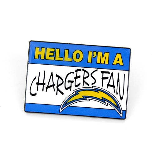 WHOLESALE LOS ANGELES CHARGERS NAME TAG PIN