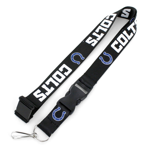 WHOLESALE INDIANAPOLIS COLTS (BLACK) TEAM LANYARD
