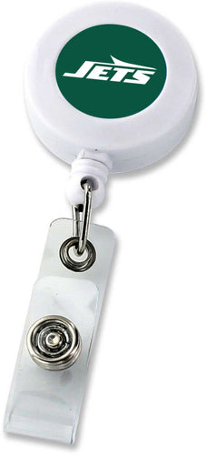 WHOLESALE NEW YORK JETS (WHITE) BADGE REEL (NE)
