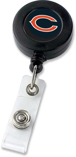 WHOLESALE CHICAGO BEARS (BLACK) BADGE REEL (NE)