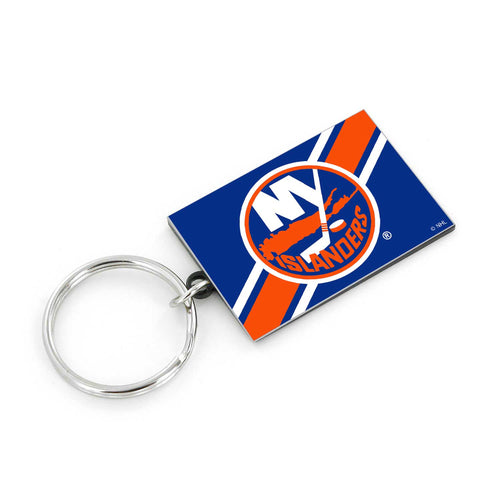 WHOLESALE NEW YORK ISLANDERS STRIPED KEYCHAIN