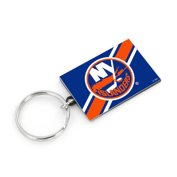 WHOLESALE NEW YORK ISLANDERS STRIPED KEYCHAIN