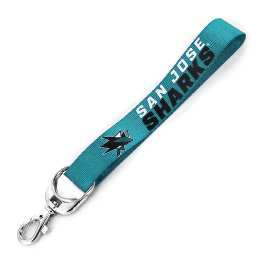 WHOLESALE SAN JOSE SHARKS DELUXE WRISTLET KEYCHAIN