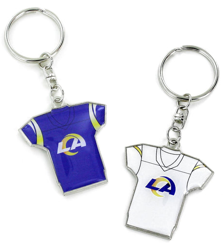 WHOLESALE LOS ANGELES RAMS REVERSIBLE HOME/AWAY JERSEY KEYCHAIN