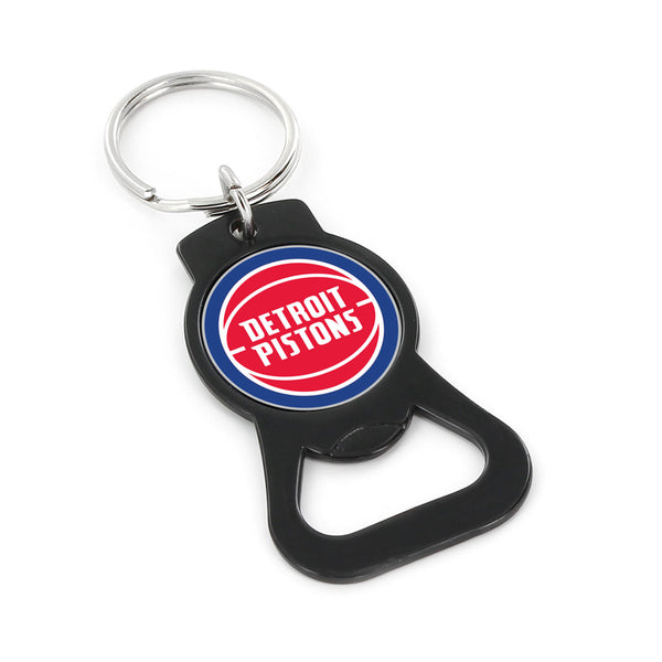 WHOLESALE DETROIT PISTONS (BLACK) BOTTLE OPENER KEYCHAIN