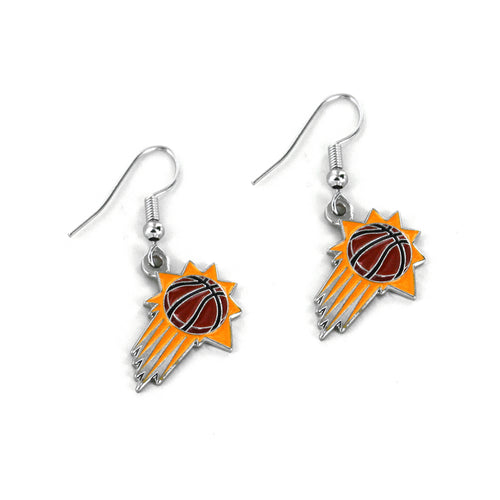 WHOLESALE PHOENIX SUNS LOGO DANGLER EARRINGS