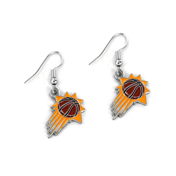WHOLESALE PHOENIX SUNS LOGO DANGLER EARRINGS