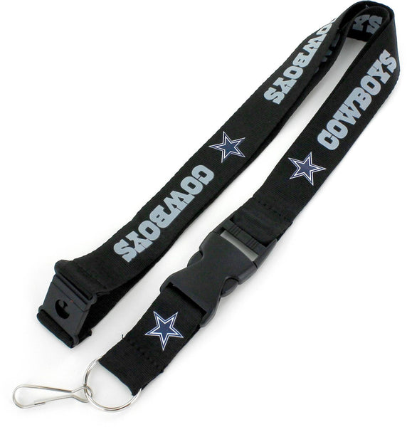 WHOLESALE DALLAS COWBOYS (BLACK) TEAM LANYARD