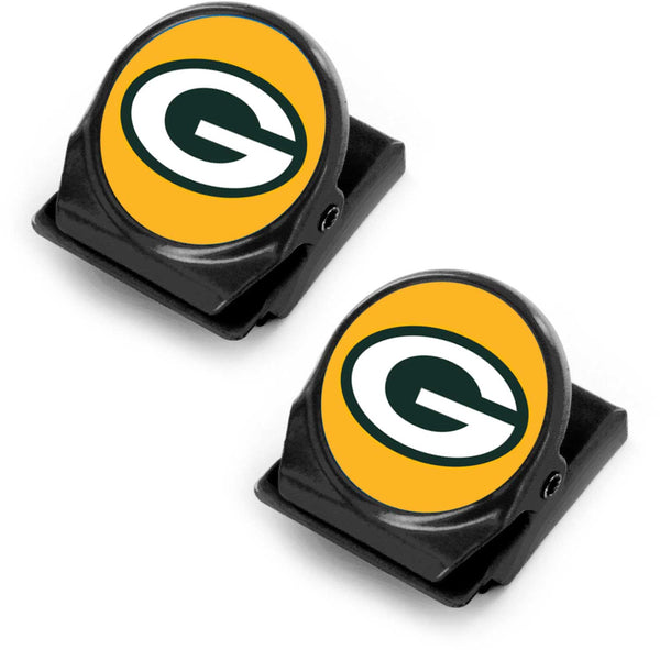 WHOLESALE GREEN BAY PACKERS GOLD LOGO 2-PK MEMO CLIP MAGNET