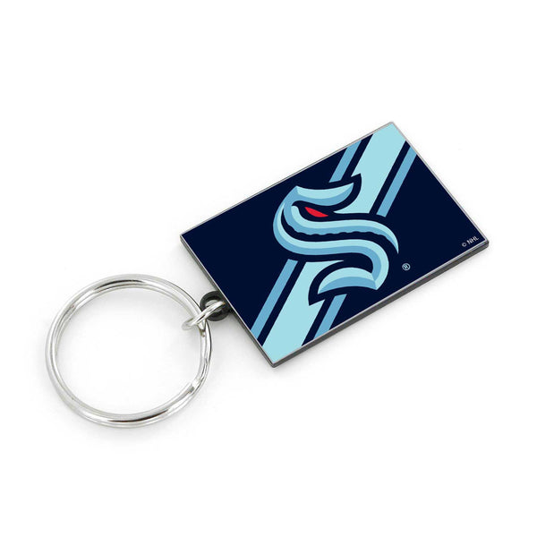 WHOLESALE SEATTLE KRAKEN STRIPED KEYCHAIN