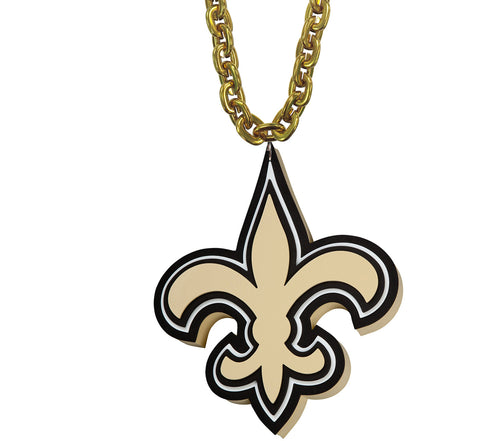 WHOLESALE NEW ORLEANS SAINTS (GOLD) SUPER FAN CHAIN