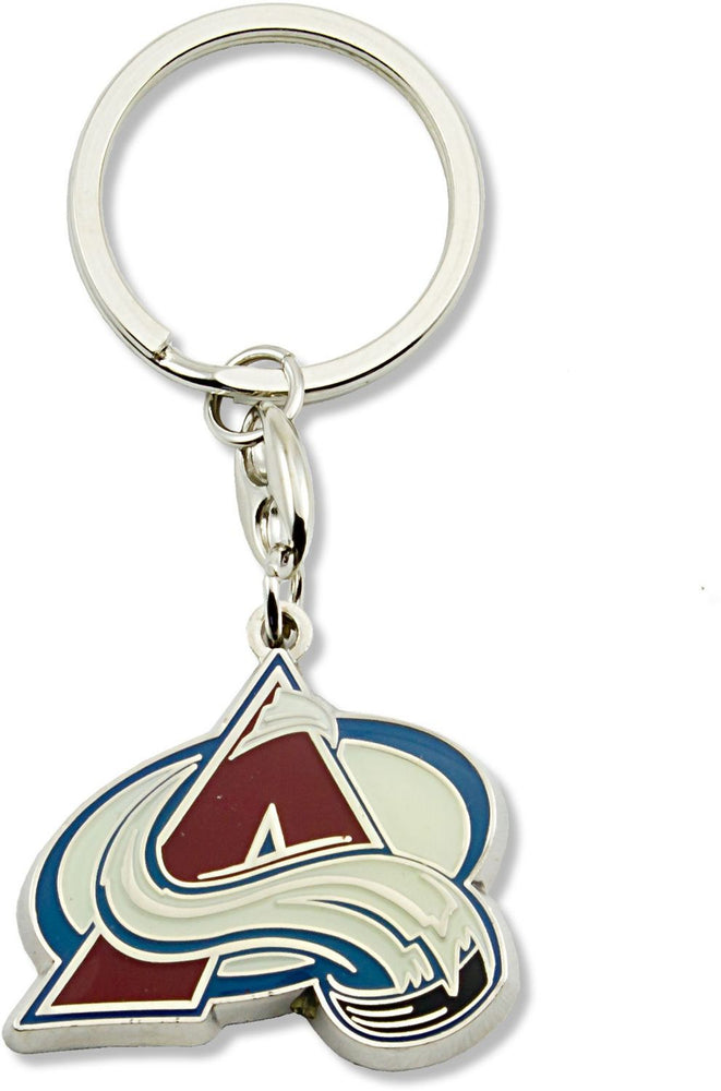 WHOLESALE COLORADO AVALANCHE TEAM LOGO HEAVYWEIGHT KEYCHAIN
