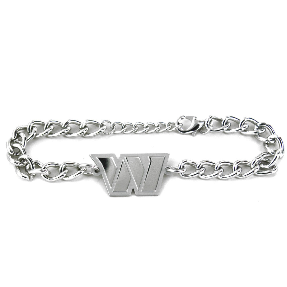 WHOLESALE WASHINGTON COMMANDERS CHAIN LINK LOGO BRACELET