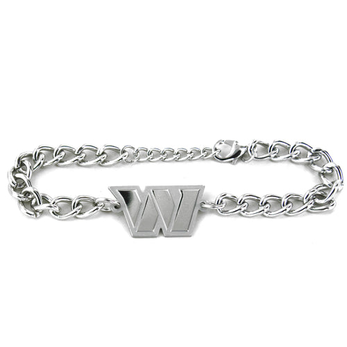 WHOLESALE WASHINGTON COMMANDERS CHAIN LINK LOGO BRACELET