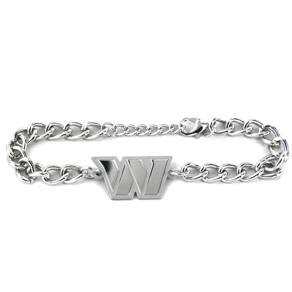 WHOLESALE WASHINGTON COMMANDERS CHAIN LINK LOGO BRACELET