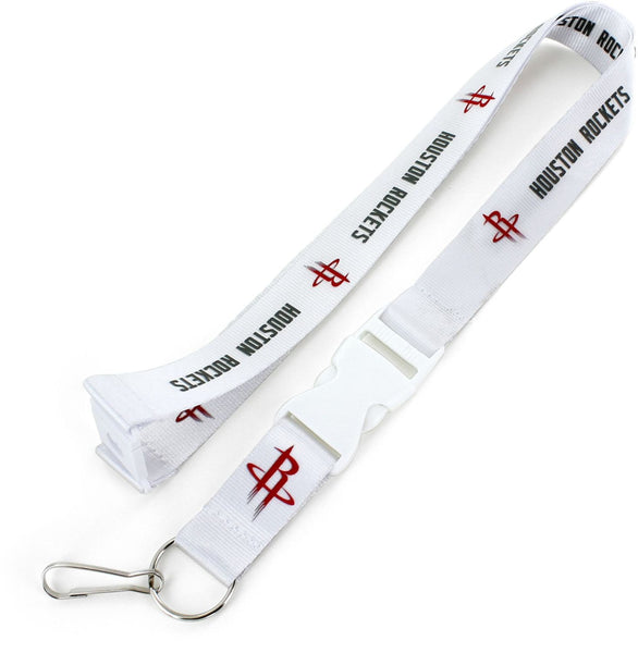 WHOLESALE HOUSTON ROCKETS WHITE LANYARD
