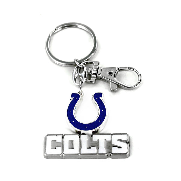 WHOLESALE INDIANAPOLIS COLTS TEAM LOGO HEAVYWEIGHT KEYCHAIN