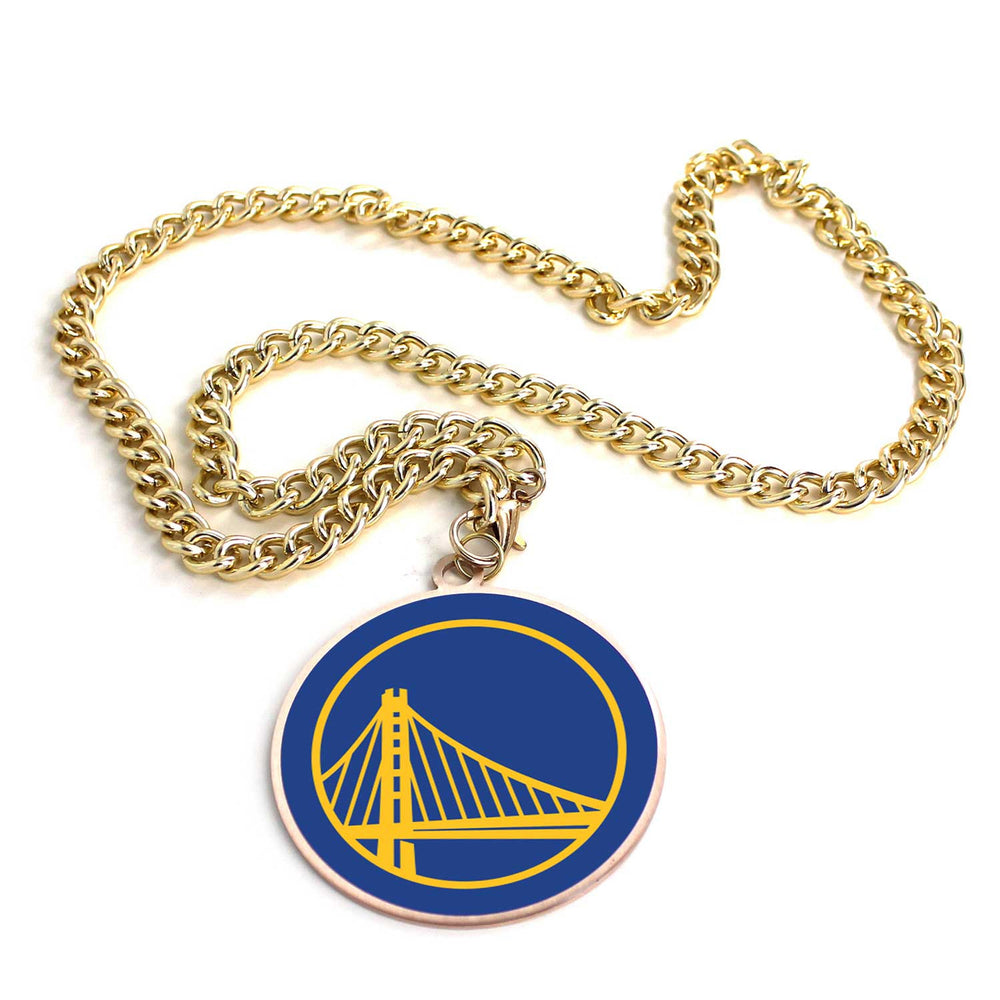 GOLDEN STATE WARRIORS (GOLD) TEAM EMBLEM NECKLACE